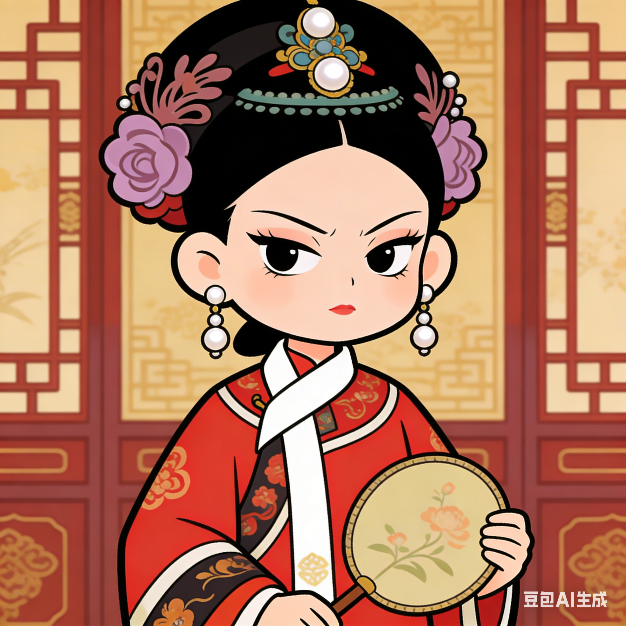 华妃卡通